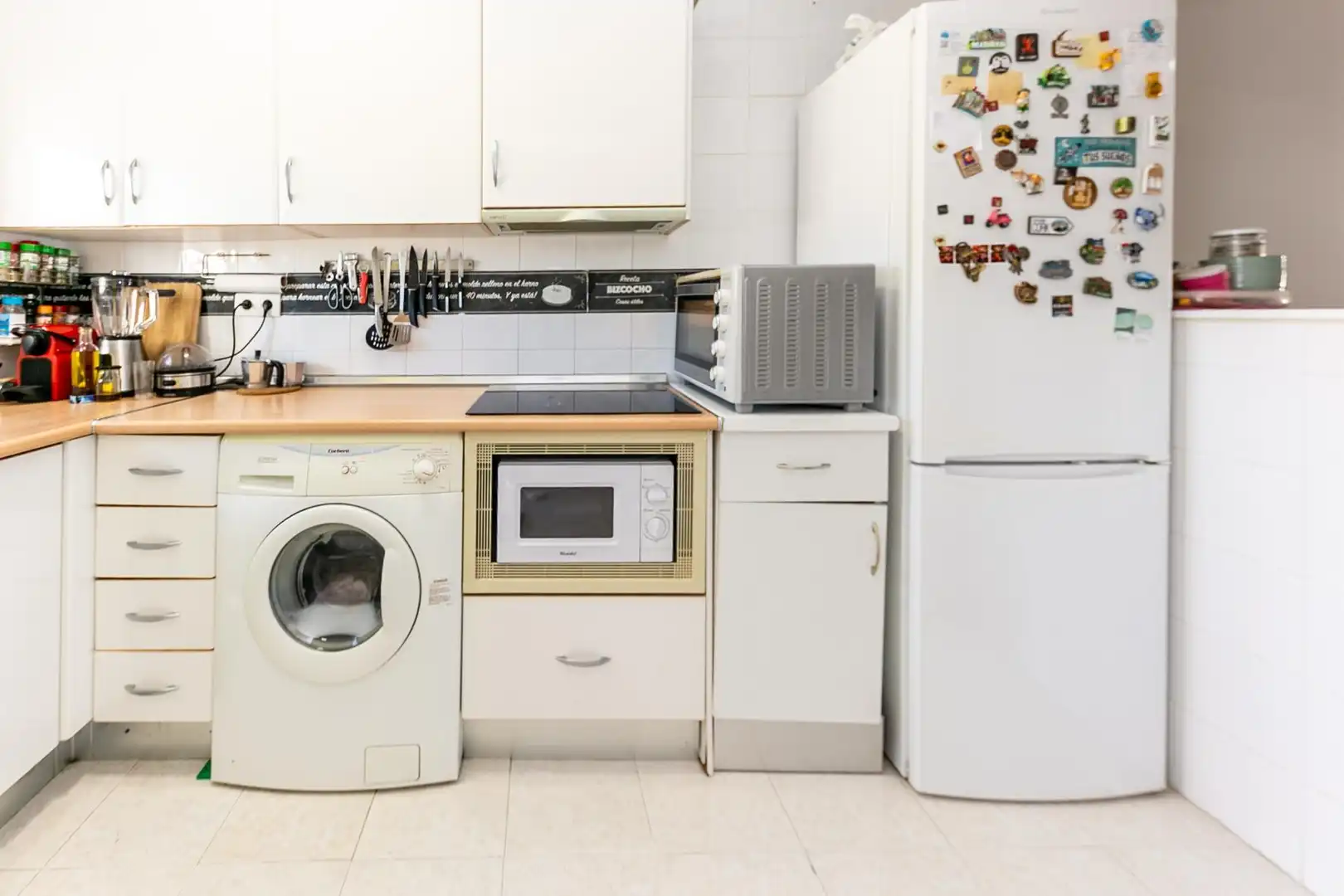 Cocina de Dúplex en venta en Benalmádena con Aire acondicionado, Calefacción y Jardín privado