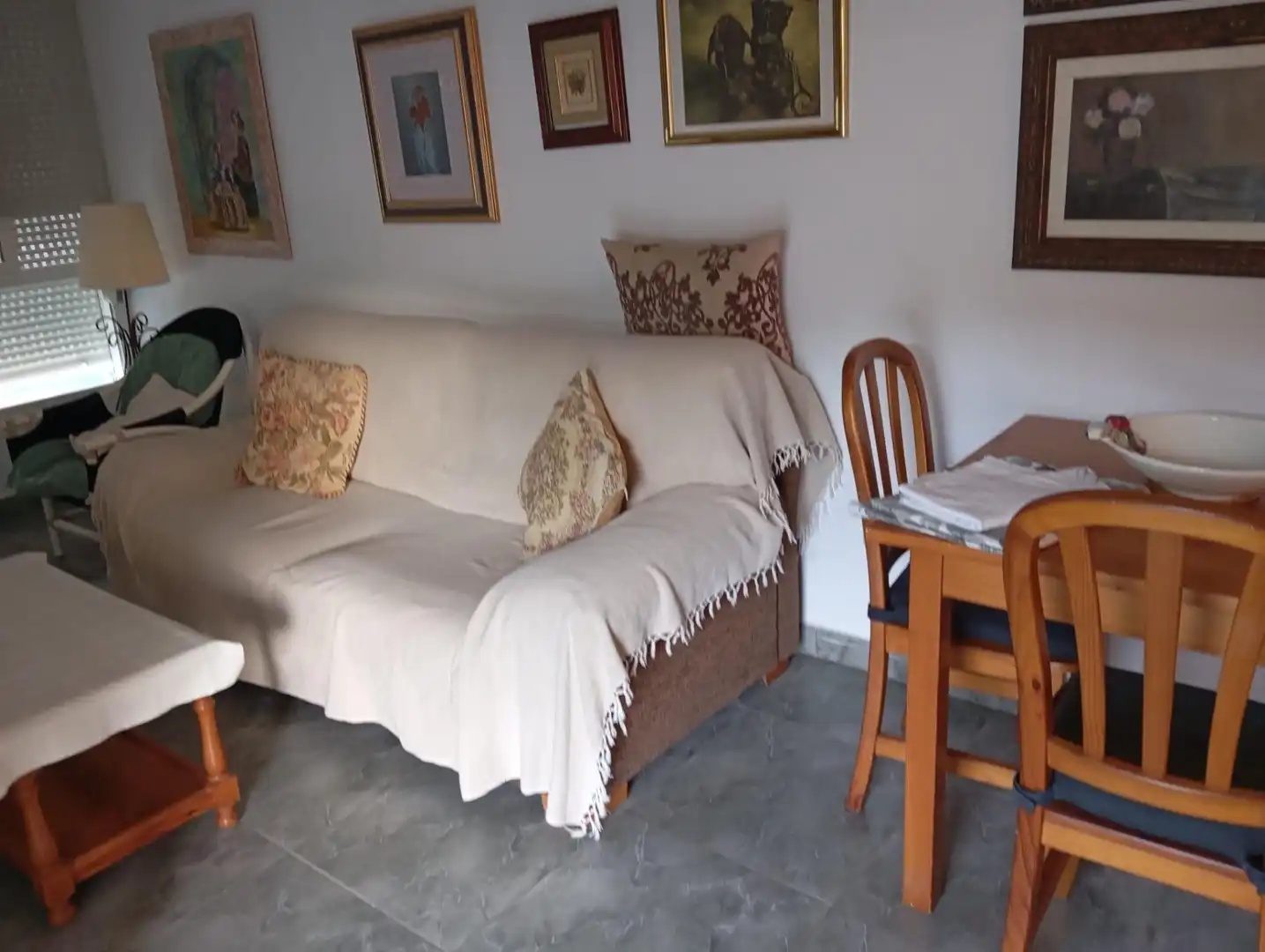 Living room of Flat for rent in Cullera  with Terrace, Storage room and Furnished