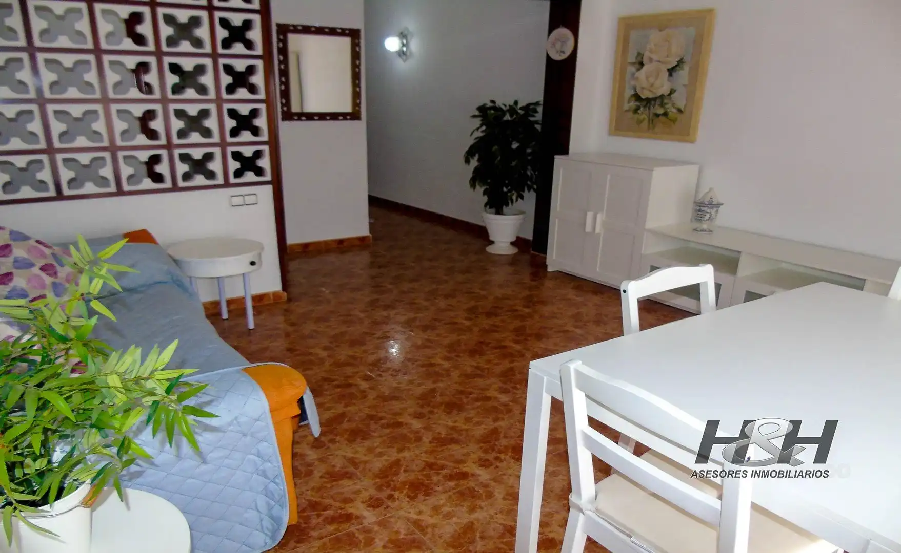 Wohnzimmer von Wohnung zur Miete in Burjassot mit Klimaanlage, Heizung und Möbliert