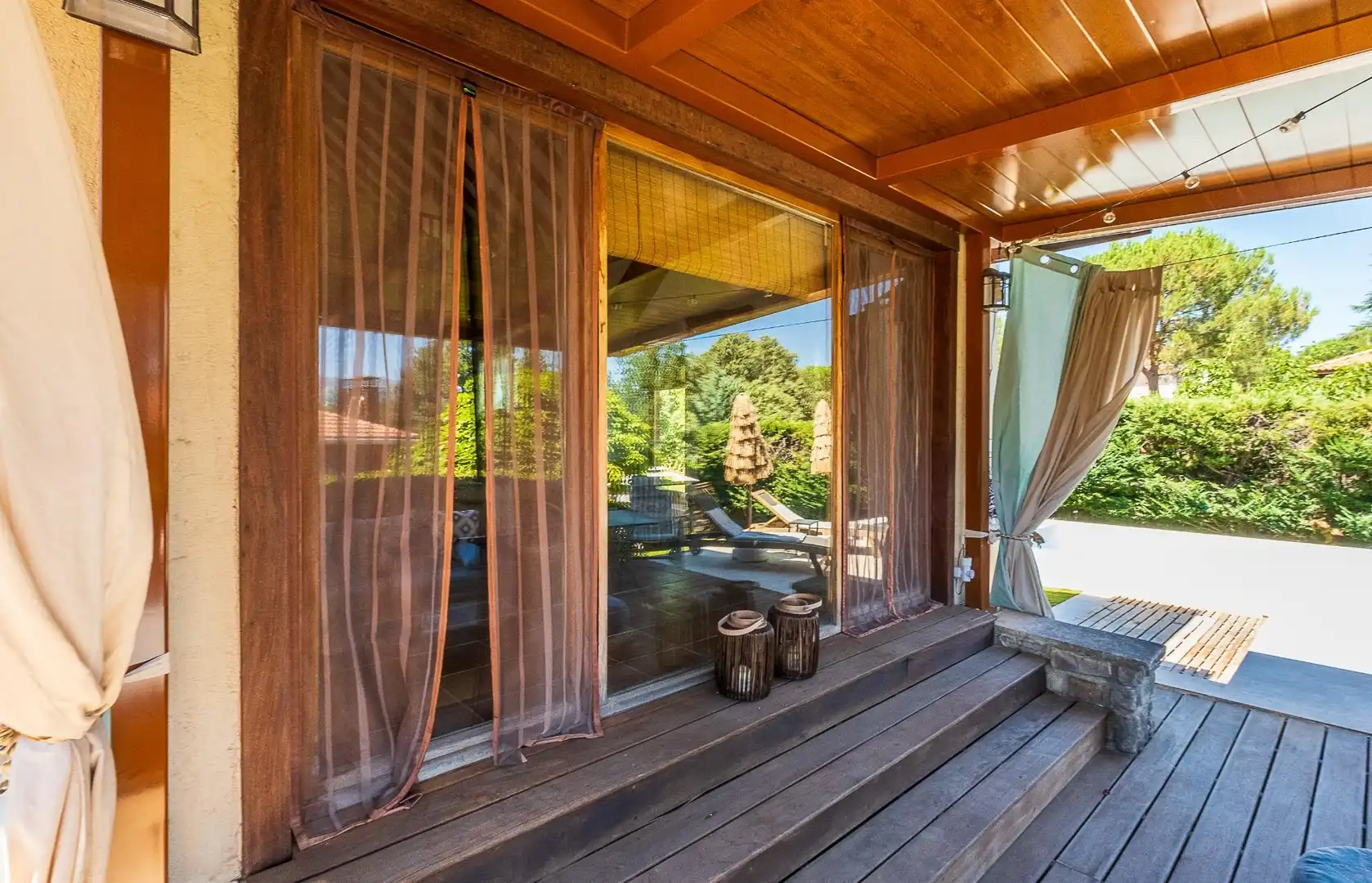 Terrassa de Casa o xalet en venda en Guadarrama amb Aire condicionat, Calefacció i Jardí privat
