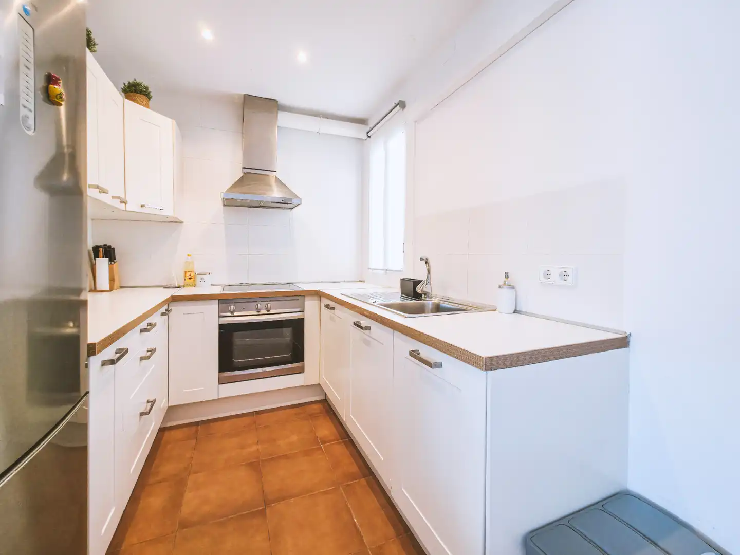 Küche von Wohnung zur Miete in Sant Pol de Mar mit Terrasse, Möbliert und Ofen