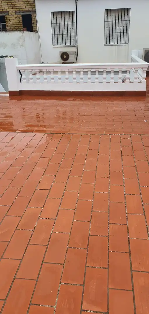 Vista exterior de Casa o chalet en venta en Brenes con Aire acondicionado, Jardín privado y Terraza