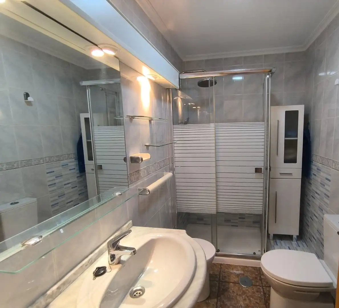 Bany de Apartament de lloguer en San Javier amb Aire condicionat, Calefacció i Terrassa