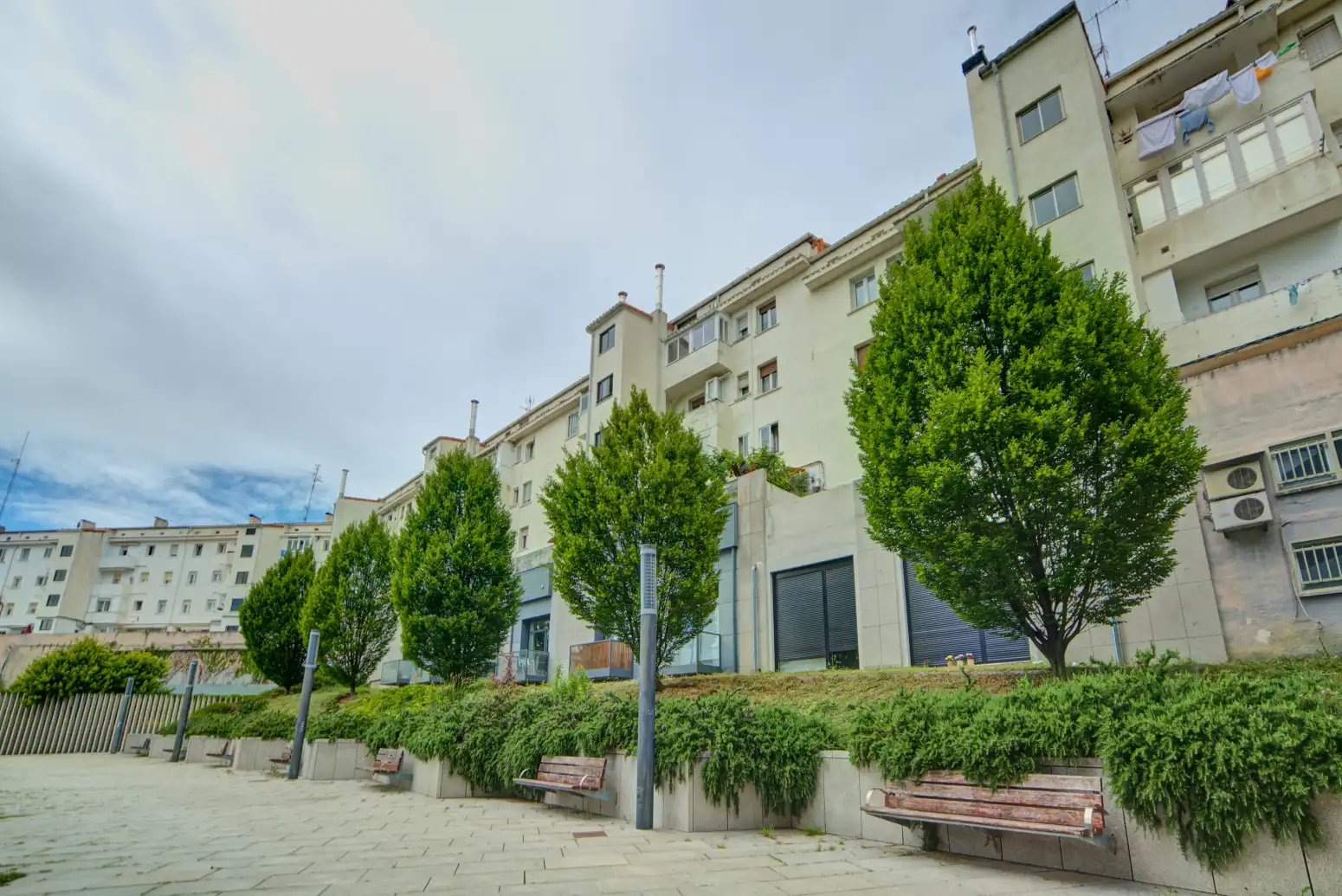 Vista exterior de Pis en venda en  Pamplona / Iruña amb Calefacció, Parquet i Terrassa