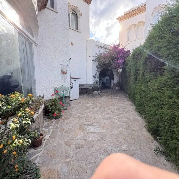 Terrassa de Casa o xalet de lloguer en Mont-roig del Camp amb Aire condicionat, Jardí privat i Terrassa