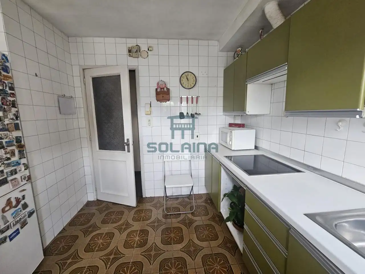 Kitchen of Flat for sale in Ourense Capital   with Heating and Balcony