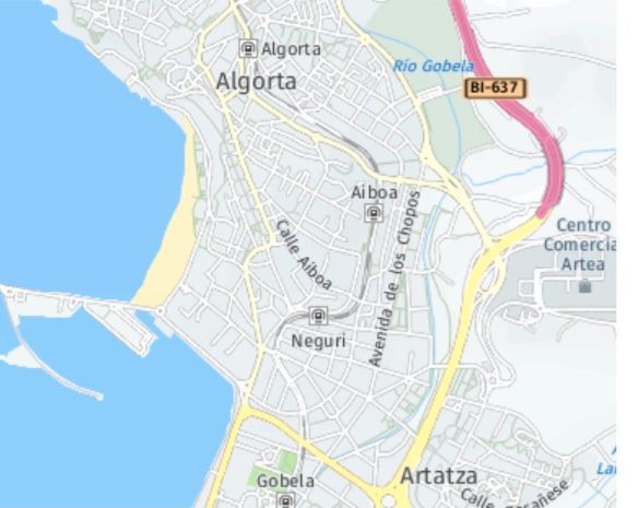 Vista exterior de Dúplex en venda en Getxo  amb Calefacció, Traster i Moblat