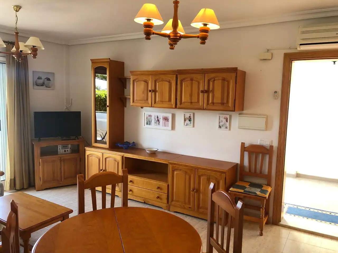 Wohnzimmer von Wohnung zur Miete in Vera mit Klimaanlage, Terrasse und Möbliert