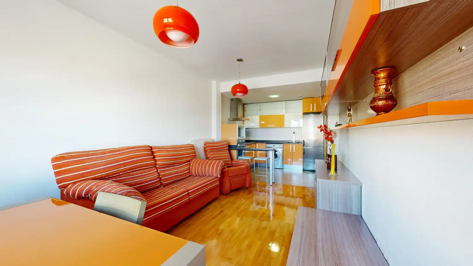 Sala de estar de Piso en venta en Caparroso con Calefacción, Parquet y Trastero