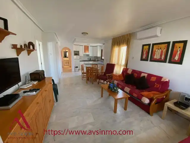 Sala de estar de Apartamento de alquiler en Orihuela con Aire acondicionado, Amueblado y Horno