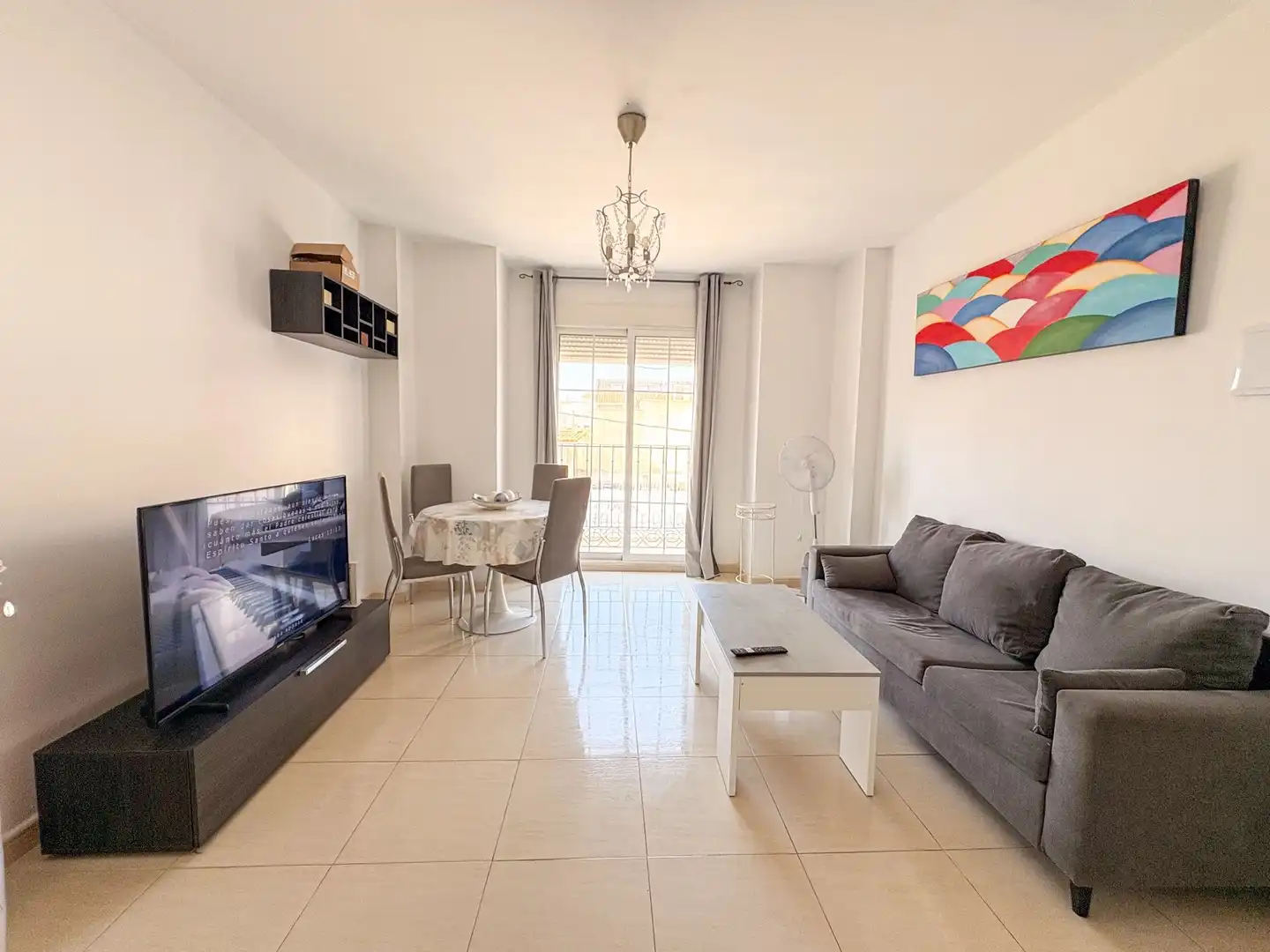 Sala de estar de Piso en venta en Pilar de la Horadada con Terraza, Trastero y Amueblado