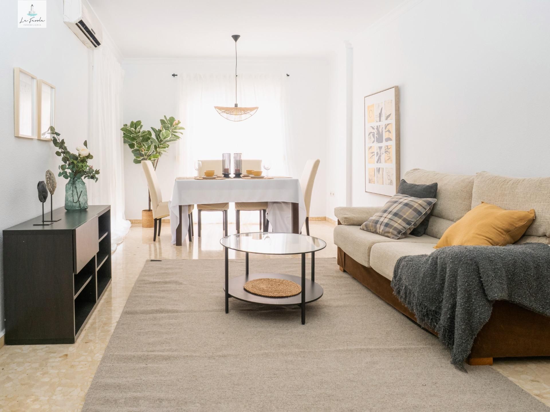 Sala d'estar de Pis en venda en Málaga Capital amb Aire condicionat, Terrassa i Alarma