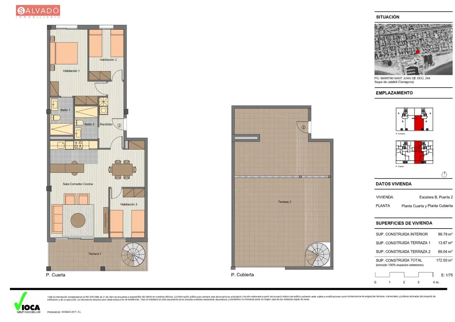 Flat for sale in Calafell  with Air Conditioner, Heating and Terrace