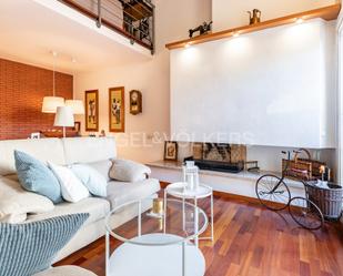 Living room of Single-family semi-detached for sale in Sabadell  with Air Conditioner, Heating and Parquet flooring