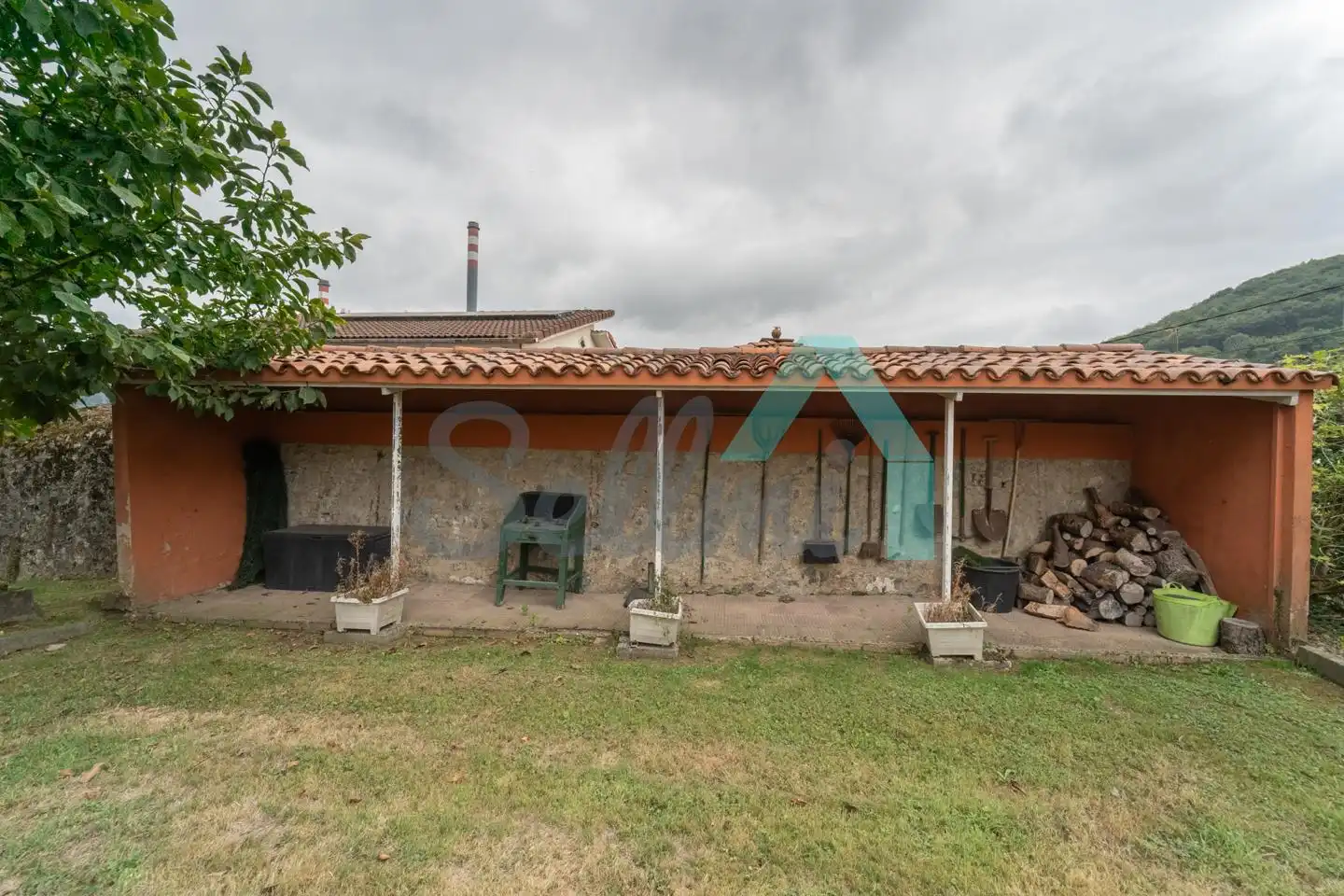 Vista exterior de Casa o chalet en venta en Ribera de Arriba con Jardín privado, Terraza y Balcón