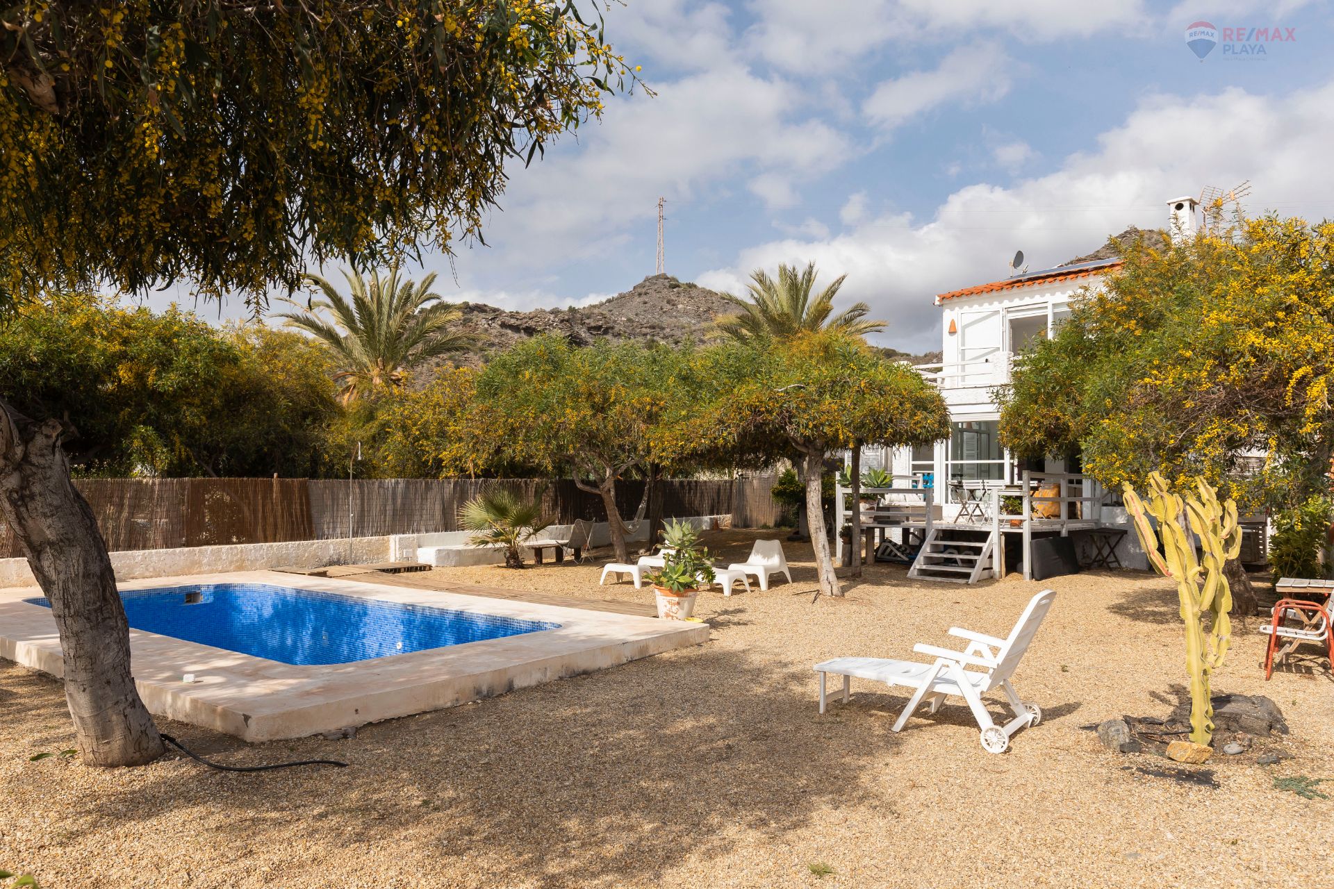 Jardí de Casa o xalet en venda en Cuevas del Almanzora amb Aire condicionat, Jardí privat i Terrassa