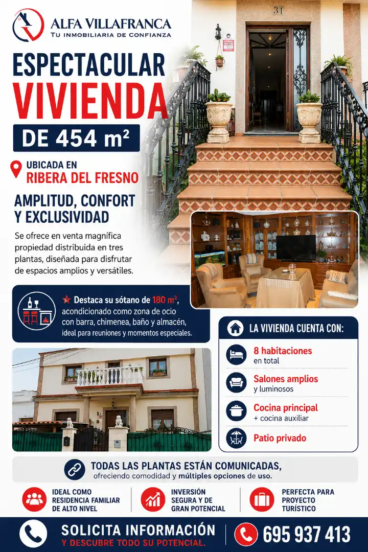 Haus oder Chalet zum Verkauf in Ribera del Fresno mit Klimaanlage, Terrasse und Möbliert