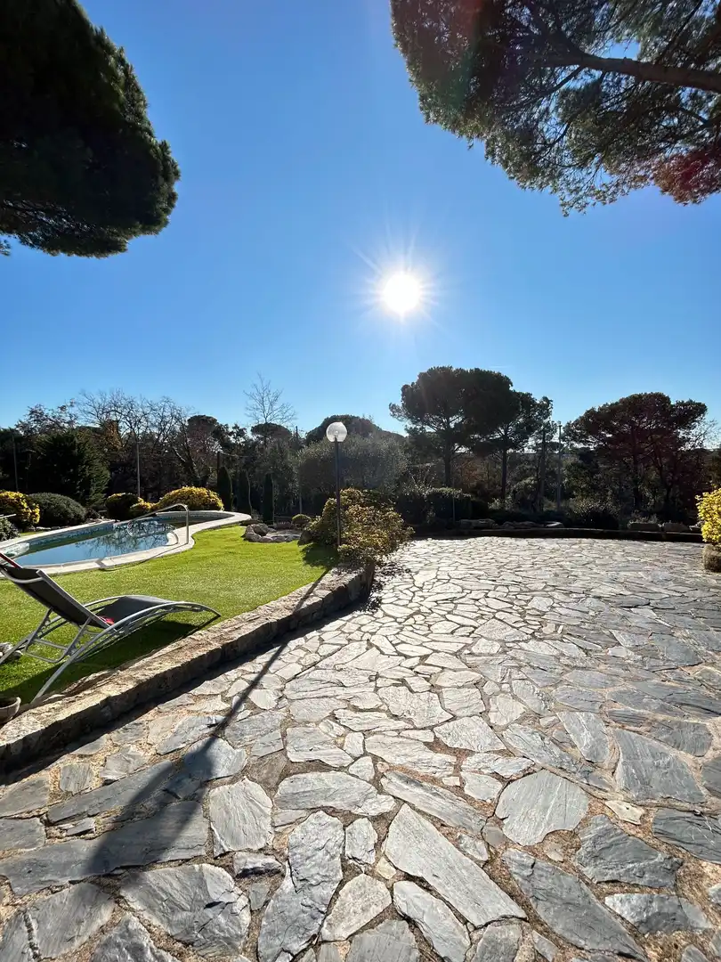 Jardín de Casa o chalet en venta en Santa Coloma de Farners con Calefacción, Jardín privado y Terraza