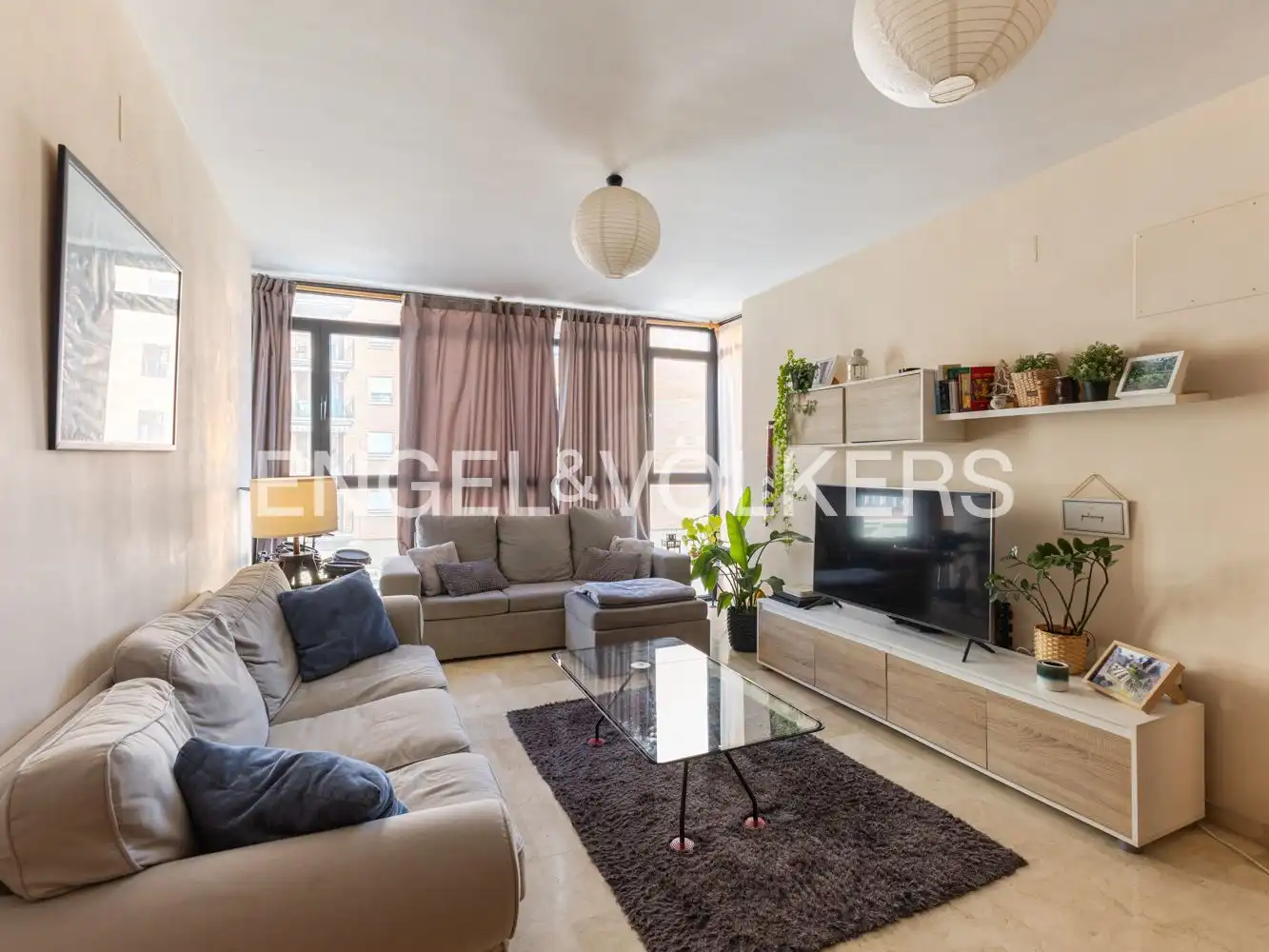 Sala de estar de Piso en venta en  Valencia Capital con Calefacción, Trastero y Amueblado
