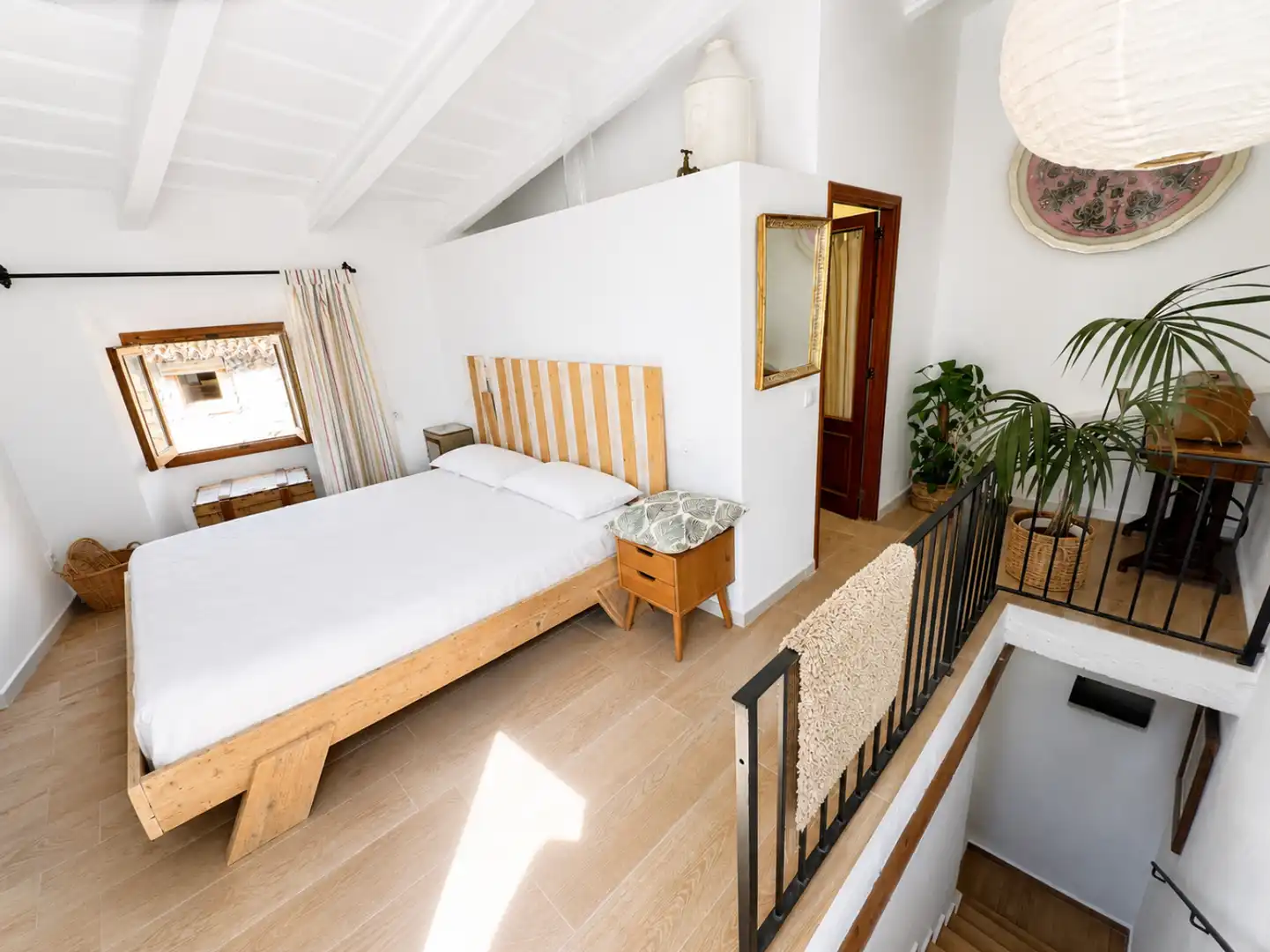 Habitación de Casa adosada de alquiler en Pollença con Aire acondicionado, Calefacción y Terraza