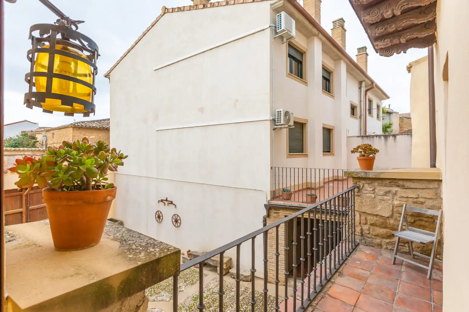 Vista exterior de Casa o chalet en venta en Allo con Calefacción, Jardín privado y Trastero