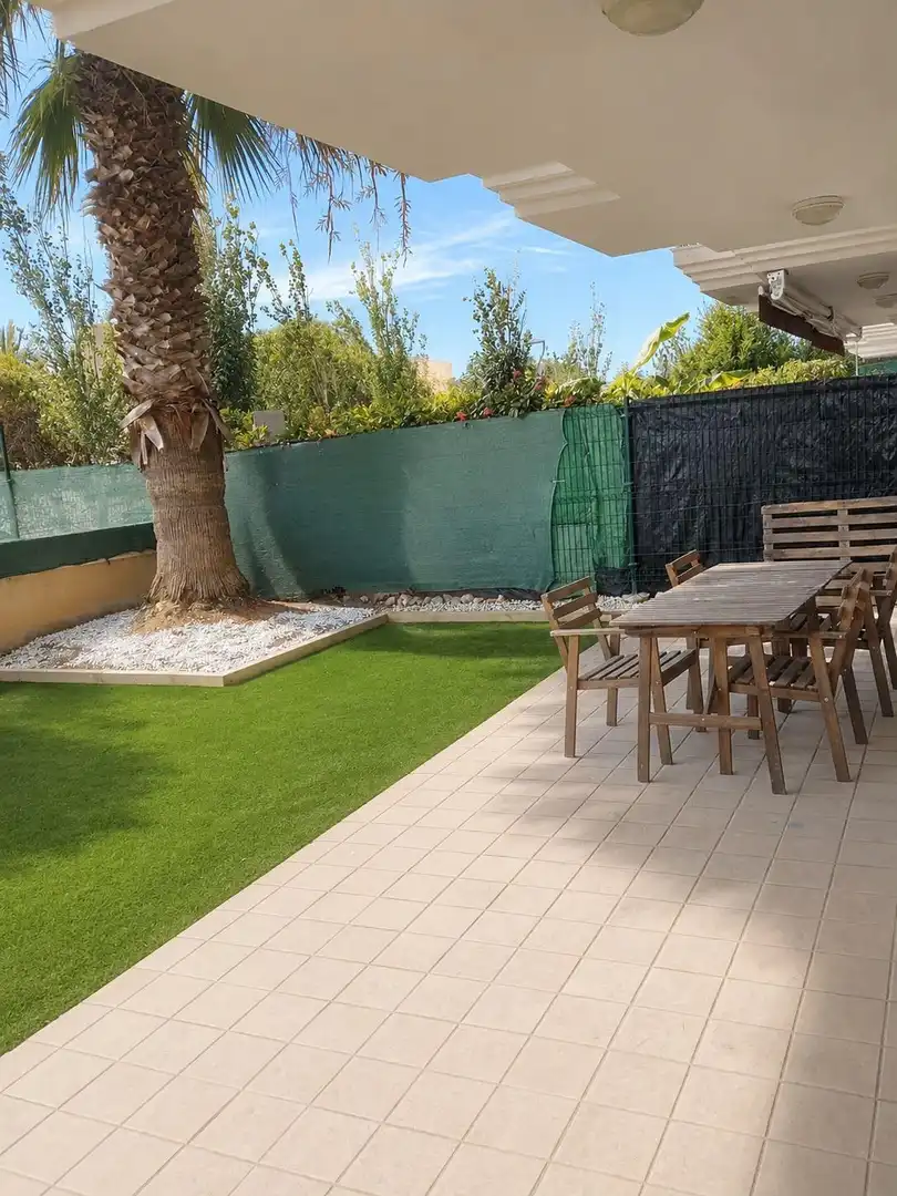 Terrace of Flat for rent in La Ràpita  with Private garden, Terrace and Furnished