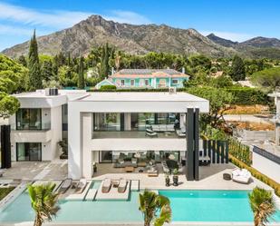 Exterior view of House or chalet for sale in Marbella  with Air Conditioner, Heating and Private garden