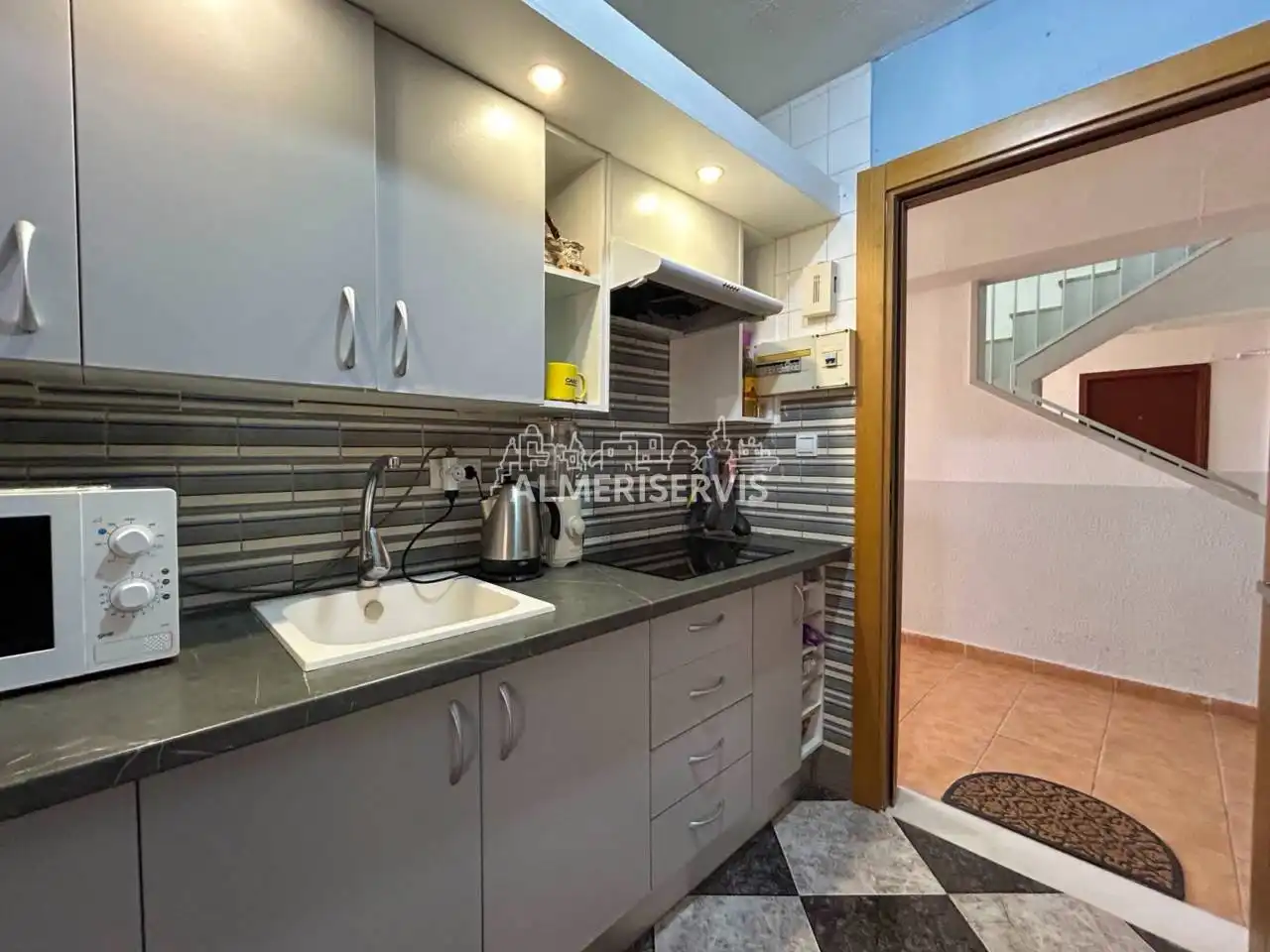 Cocina de Piso en venta en Roquetas de Mar con Terraza y Amueblado