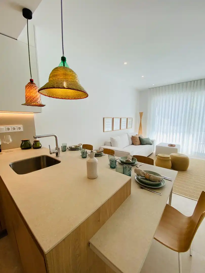 Sala d'estar de Casa o xalet en venda en Pilar de la Horadada amb Aire condicionat, Jardí privat i Terrassa