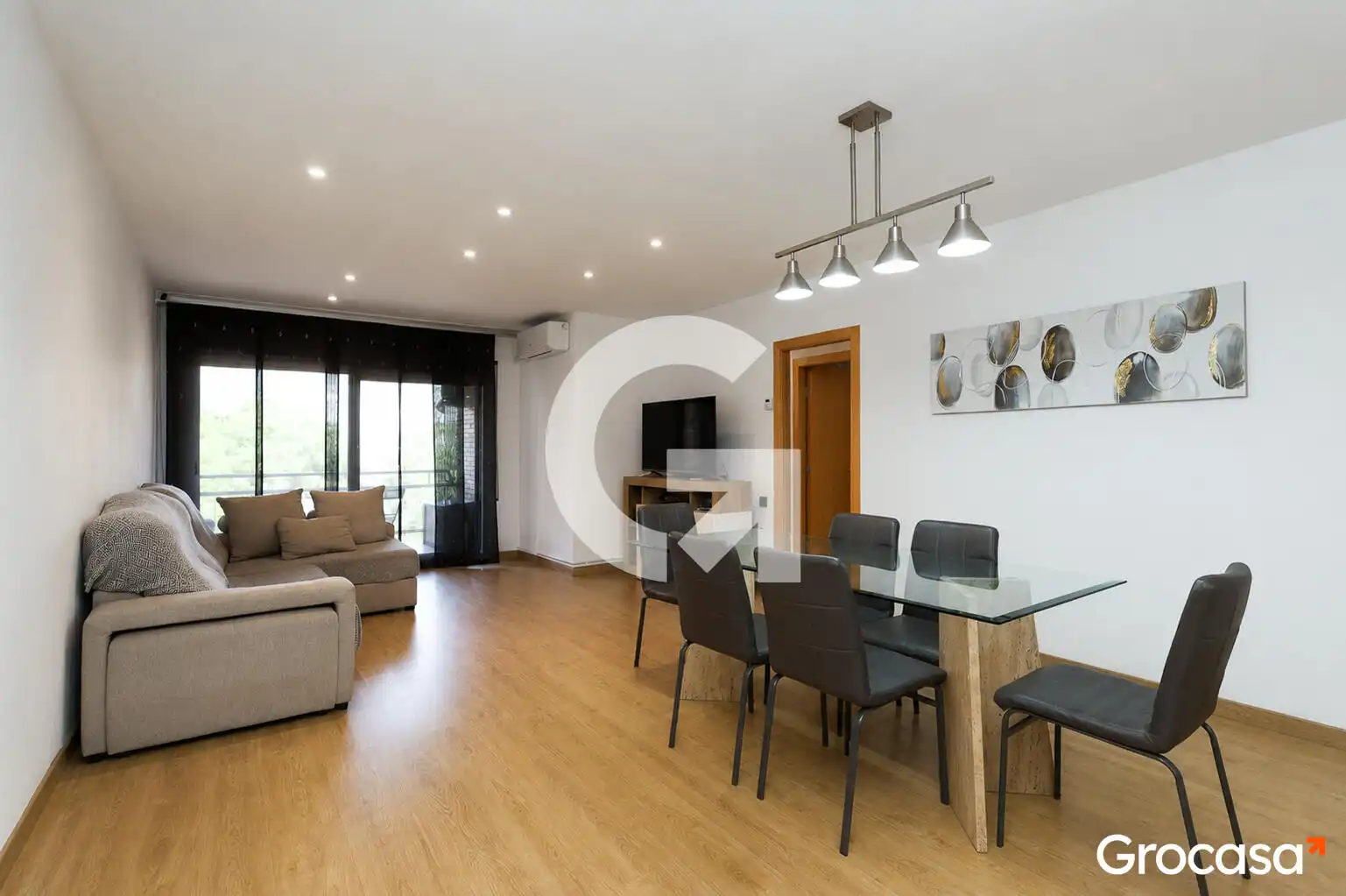 Living room of Flat for sale in Gavà  with Air Conditioner, Heating and Oven