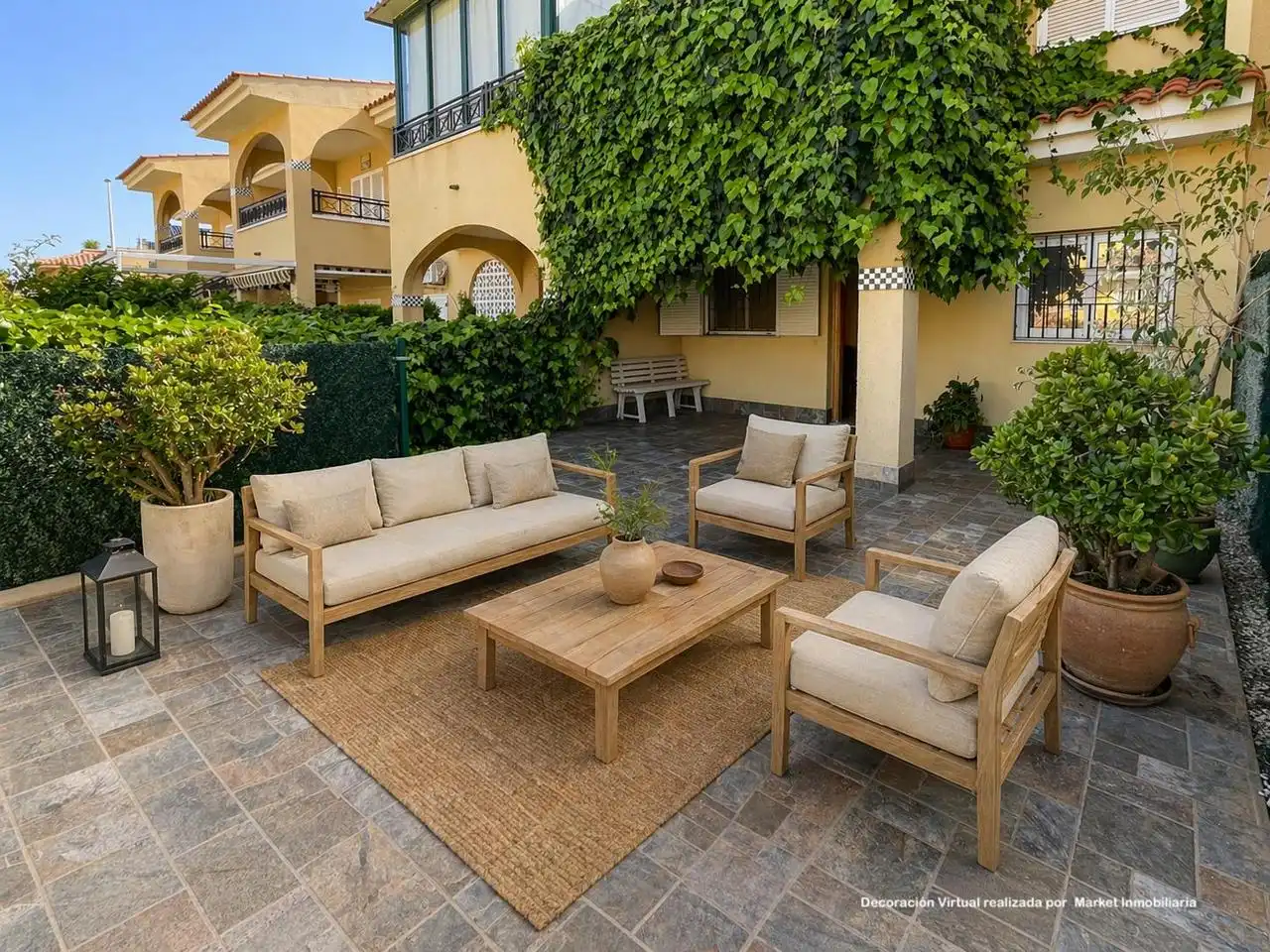 Terrassa de Casa adosada en venda en Santa Pola amb Jardí privat, Terrassa i Piscina
