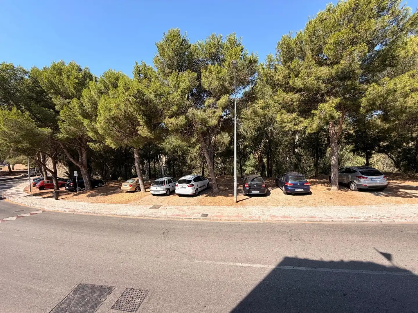 Parking of Flat for rent in Benalmádena  with Air Conditioner, Heating and Private garden