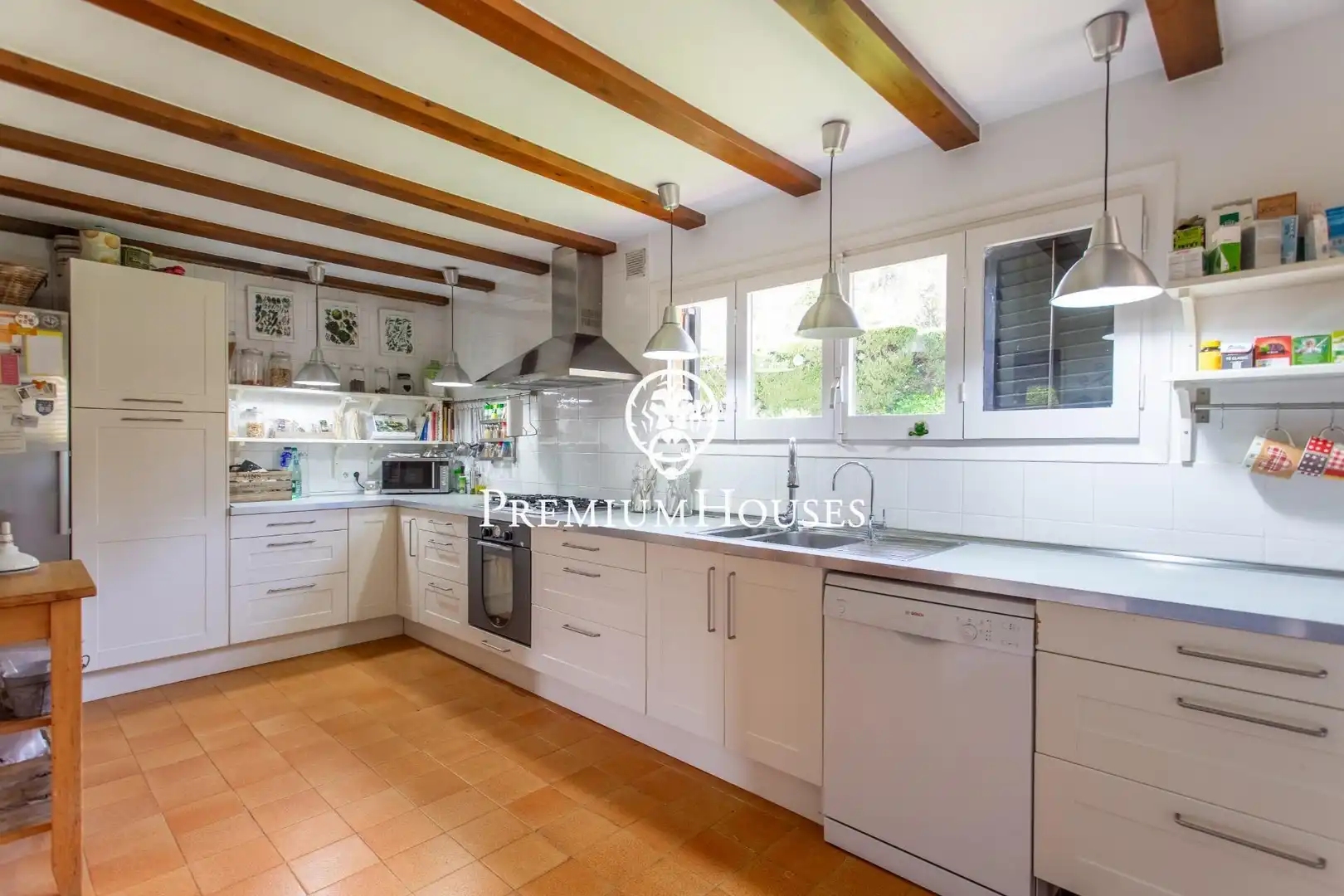 Kitchen of Houses for sale in Arenys de Munt  with Air Conditioner, Heating and Private garden