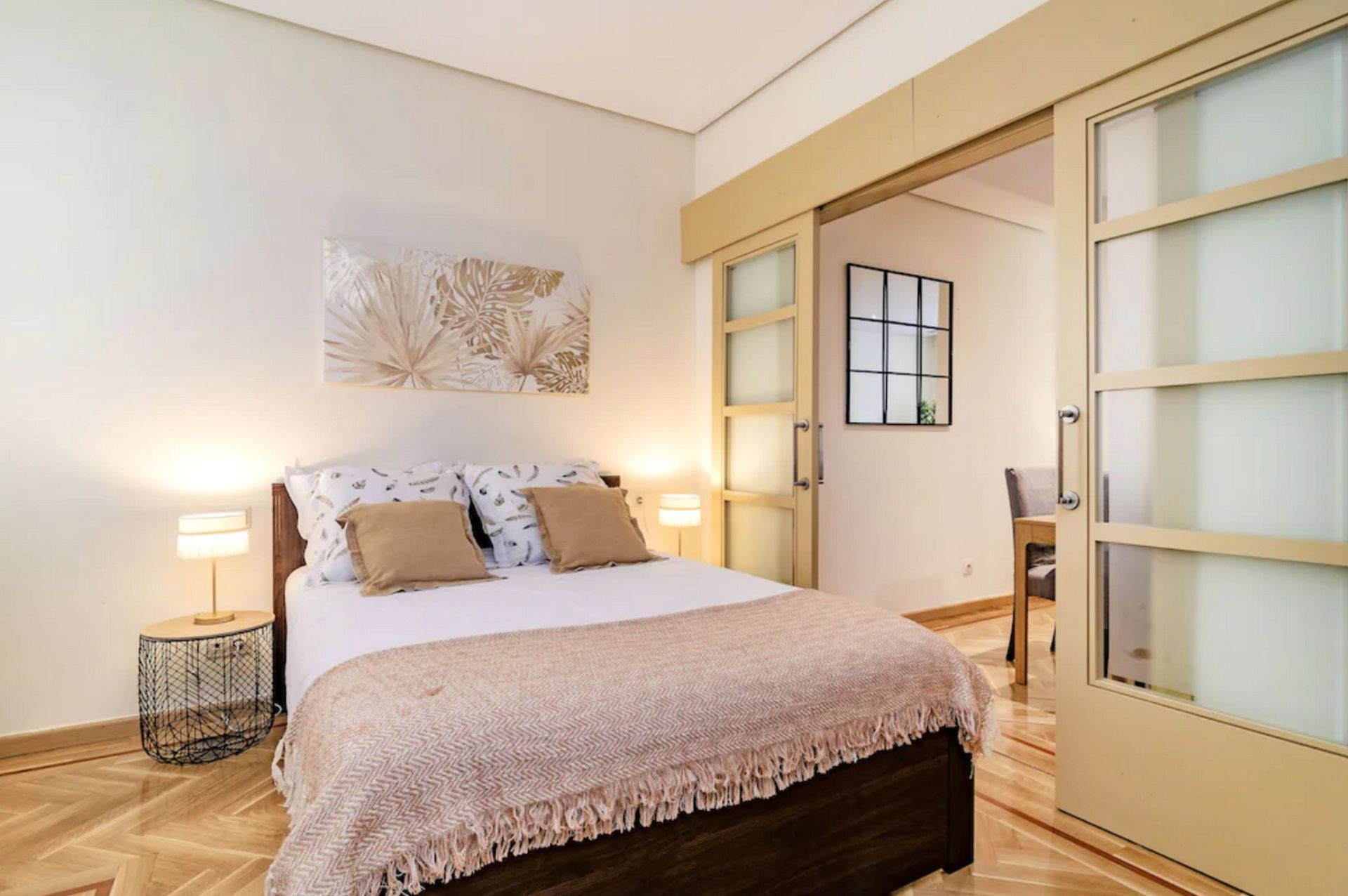 Bedroom of Flat to rent in Marbella  with Air Conditioner, Furnished and TV