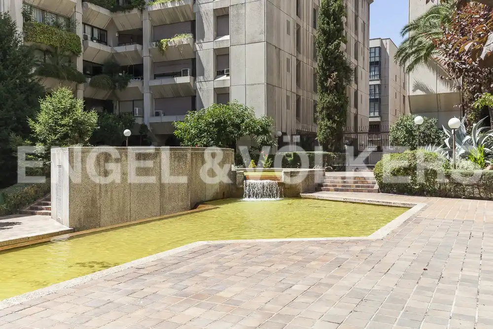 Terrace of Flat for rent in Madrid  with Air Conditioner, Heating and Private garden