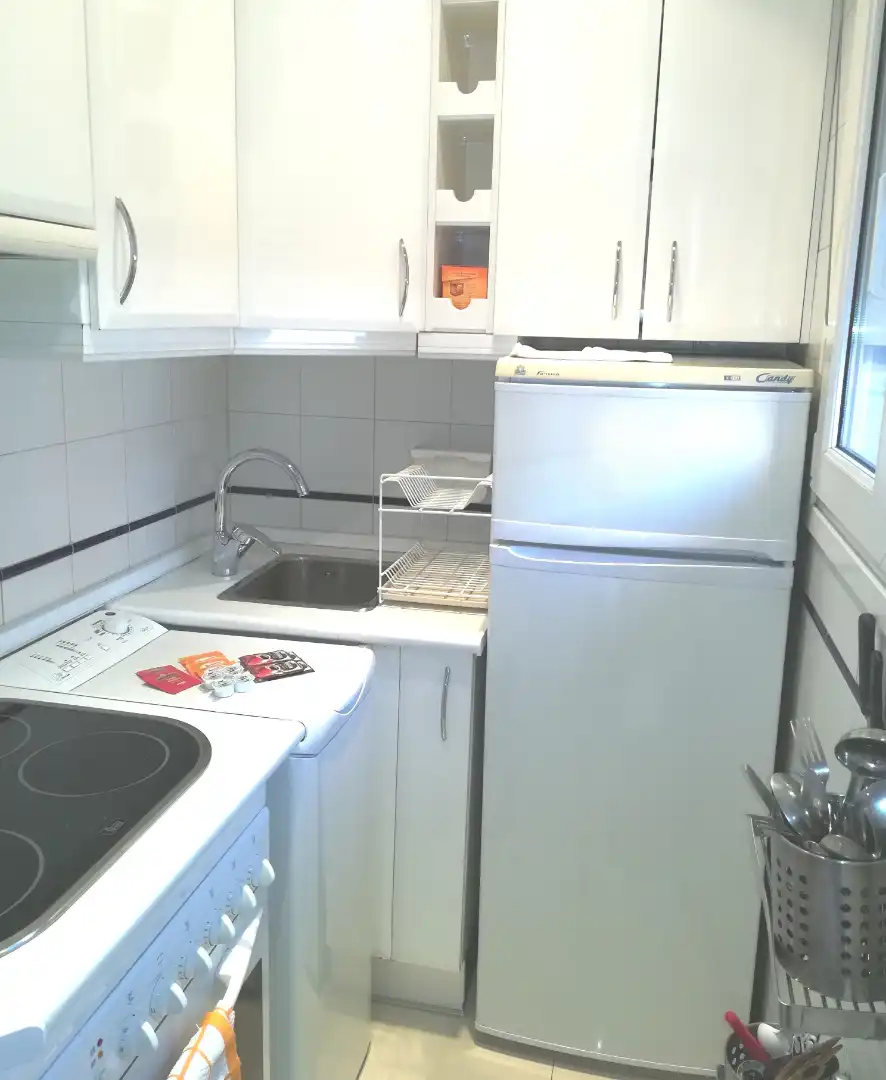 Cocina de Apartamento en venta en Madrid con Aire acondicionado, Calefacción y Terraza