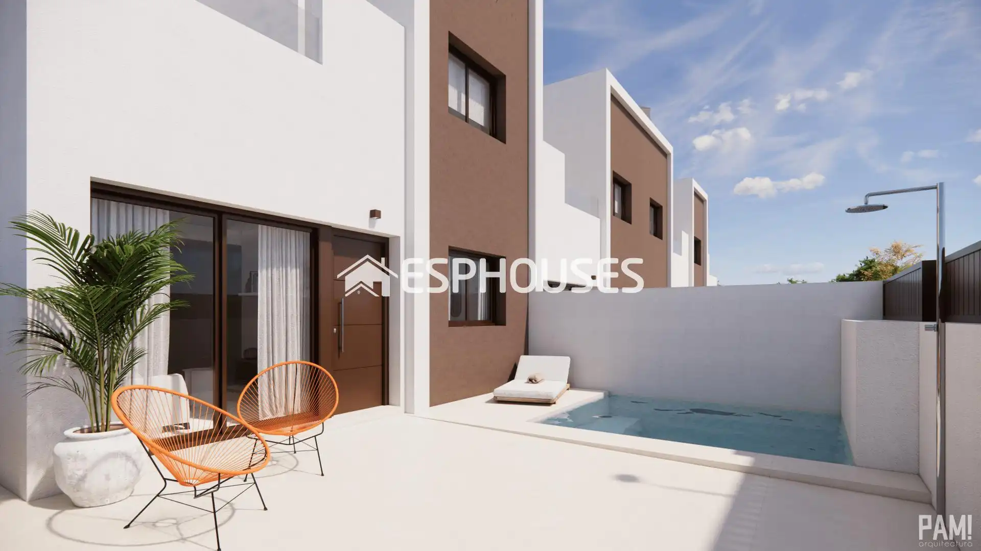 Vista exterior de Casa o xalet en venda en Pilar de la Horadada amb Balcó