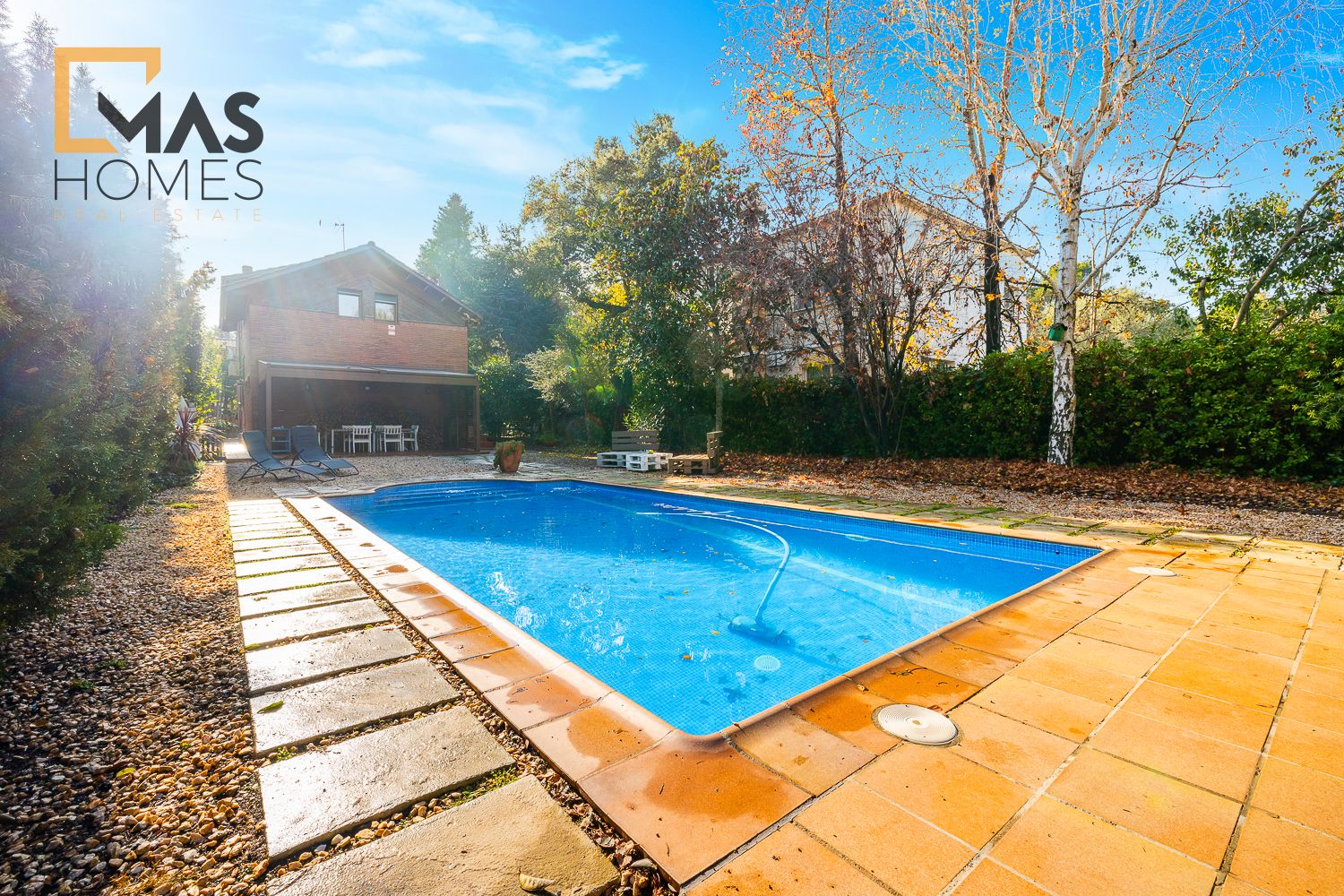 Swimming pool of House or chalet for sale in Sant Cugat del Vallès  with Air Conditioner, Heating and Private garden