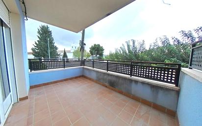 Terrace of Single-family semi-detached for sale in Hellín  with Storage room and Balcony