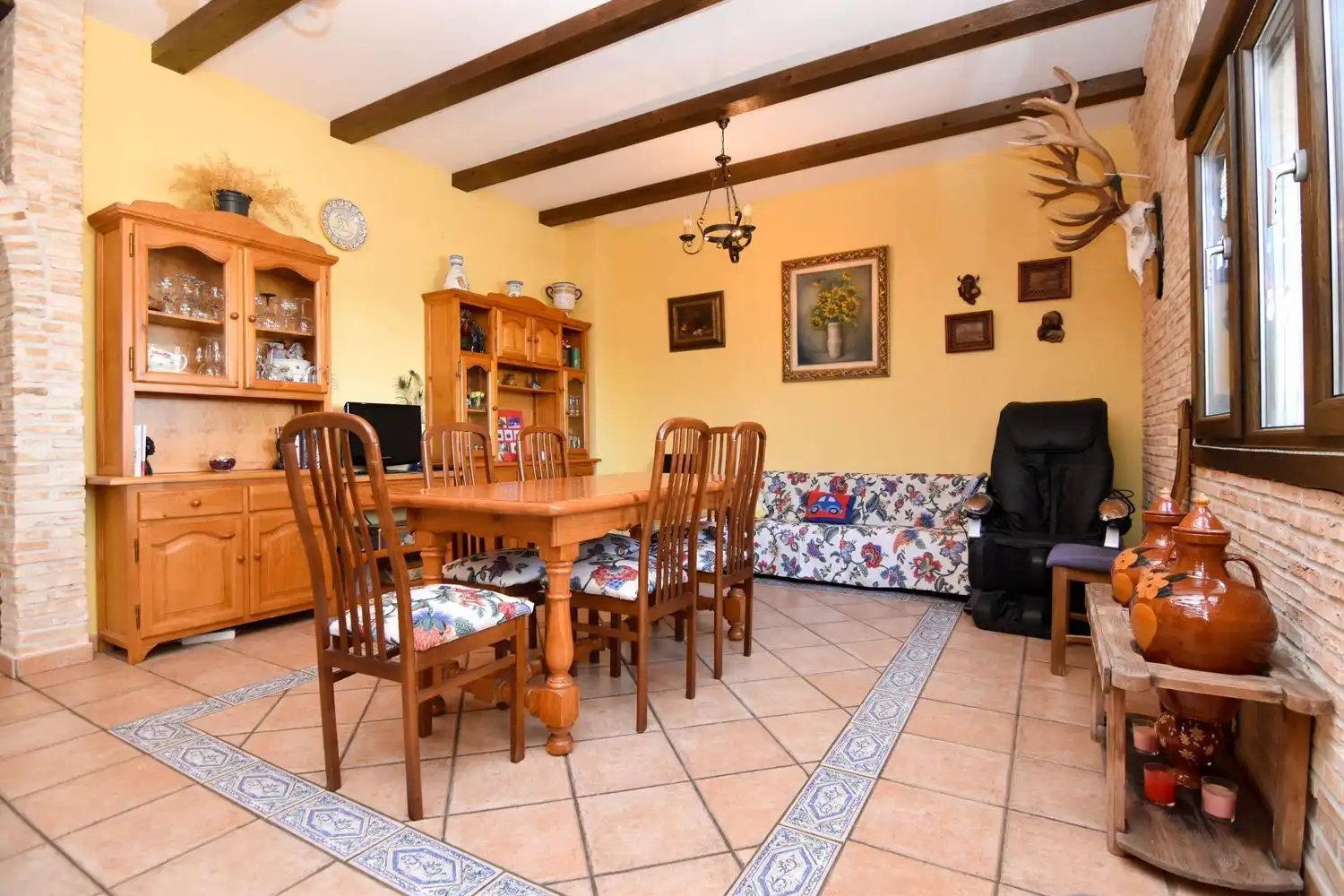 Comedor de Finca rústica en venta en Navalcarnero con Jardín privado, Terraza y Trastero