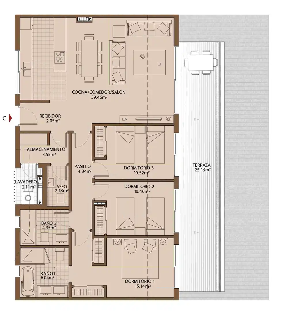 Penthouse mit Pool zum Verkauf in Torreblanca del Sol, imagen 18
