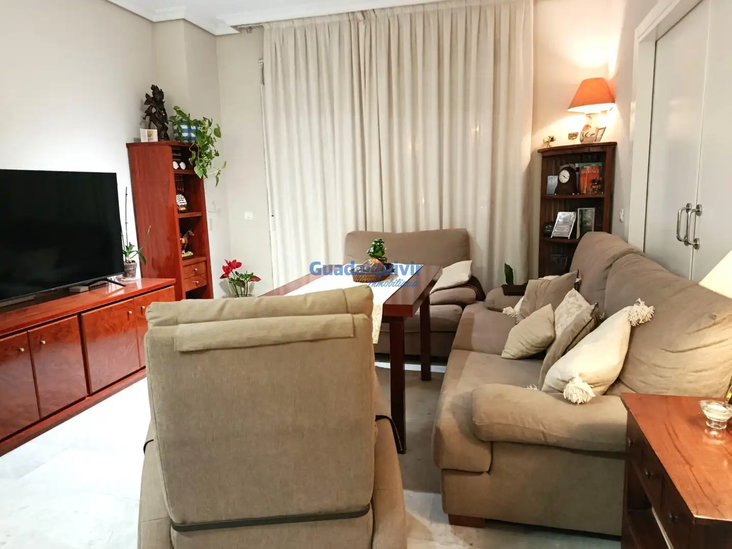 Sala de estar de Piso en venta en Sevilla con Aire acondicionado, Terraza y Trastero