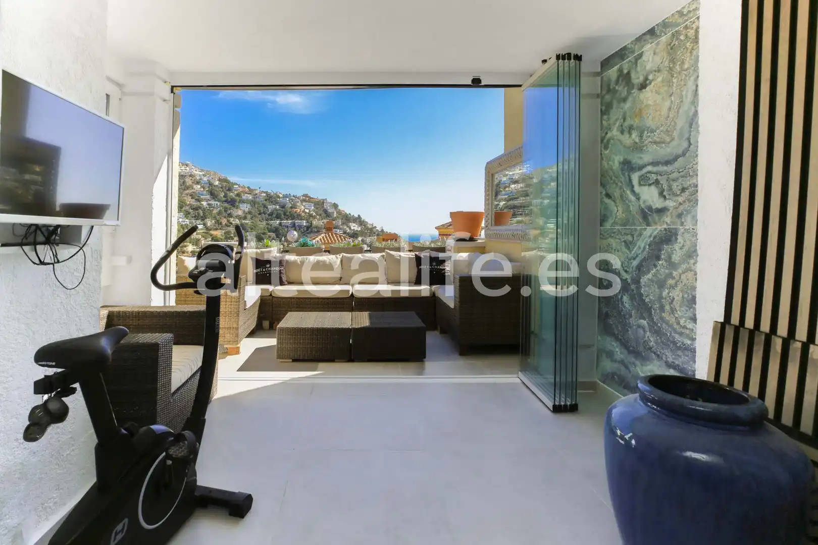 Terrace of Houses for sale in Altea  with Air Conditioner, Private garden and Terrace