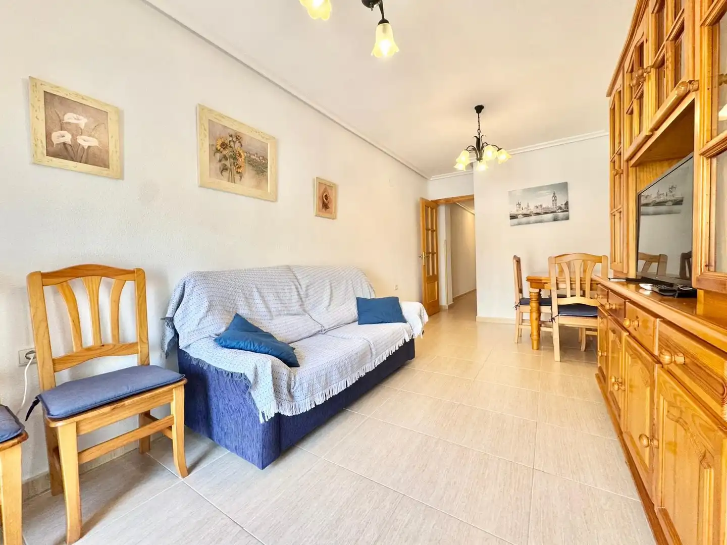 Living room of Apartments for rent in Guardamar del Segura  with Air Conditioner, Heating and Furnished