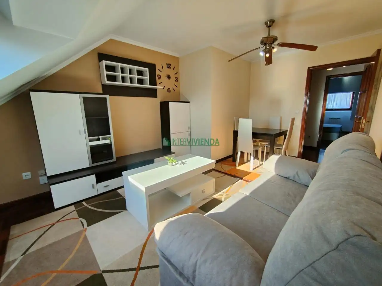 Sala de estar de Ático de alquiler en Lavadores