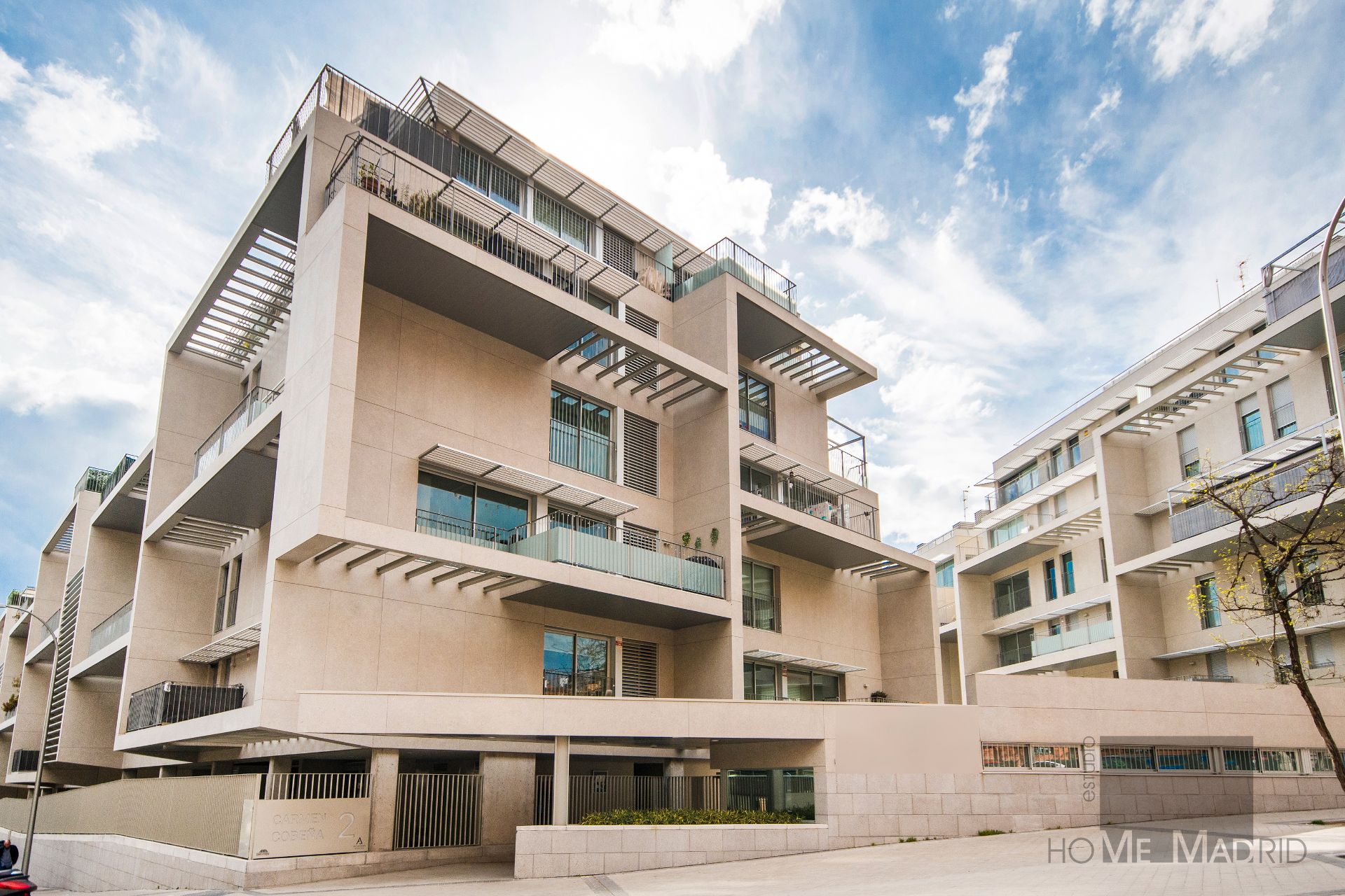 Exterior view of Flat for sale in  Madrid Capital  with Air Conditioner, Heating and Parquet flooring