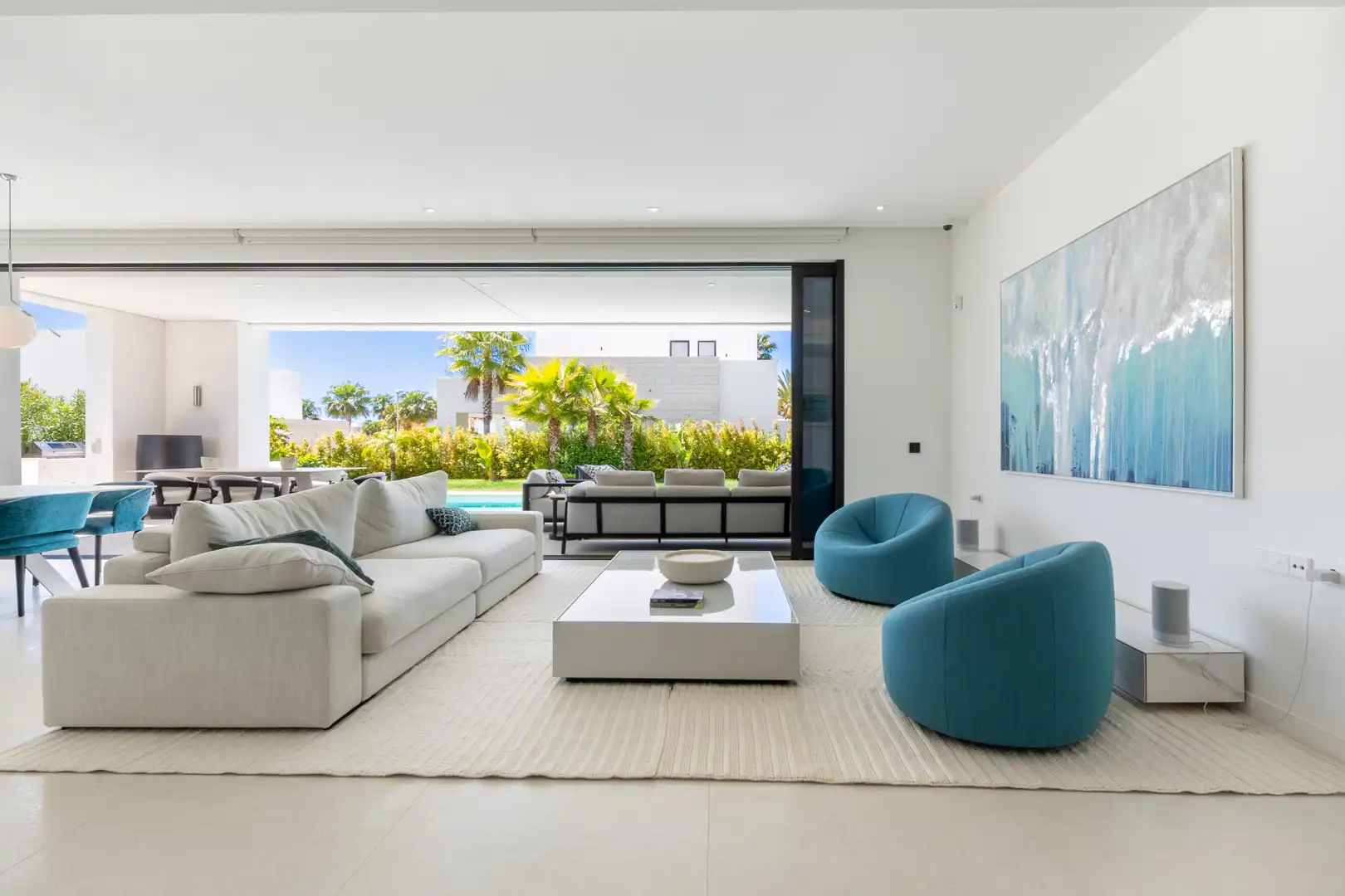 Sala d'estar de Casa o xalet en venda en Rïo Real - Los Monteros
