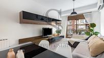 Living room of Flat for sale in  Barcelona Capital  with Air Conditioner, Heating and Furnished