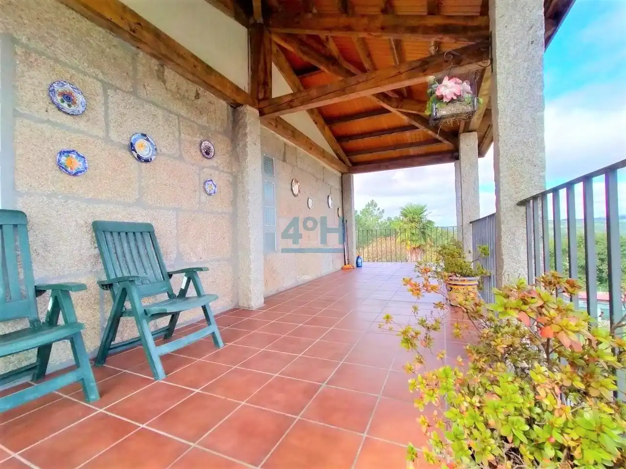 Terraza de Casa o chalet en venta en Amoeiro con Calefacción, Jardín privado y Terraza