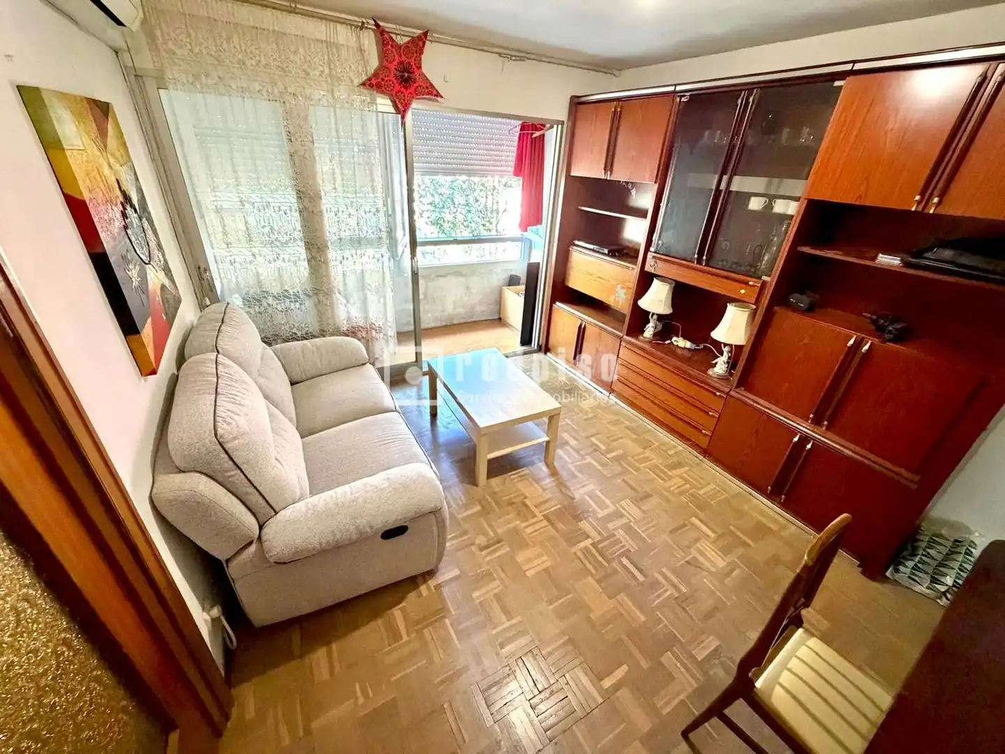 Sala d'estar de Pis en venda en Madrid amb Aire condicionat, Calefacció i Parquet